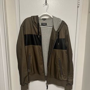 Mackage Hooded Bomber Jacket